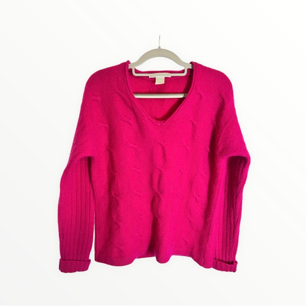 Medium Pink The Limited Sweater Lambswool Angora Rabbit Hair